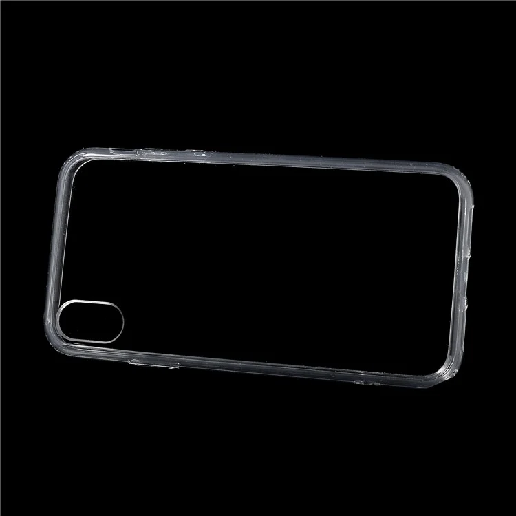 Crystal Clear Acrylic + TPU Hybrid Shell Cover for iPhone 9