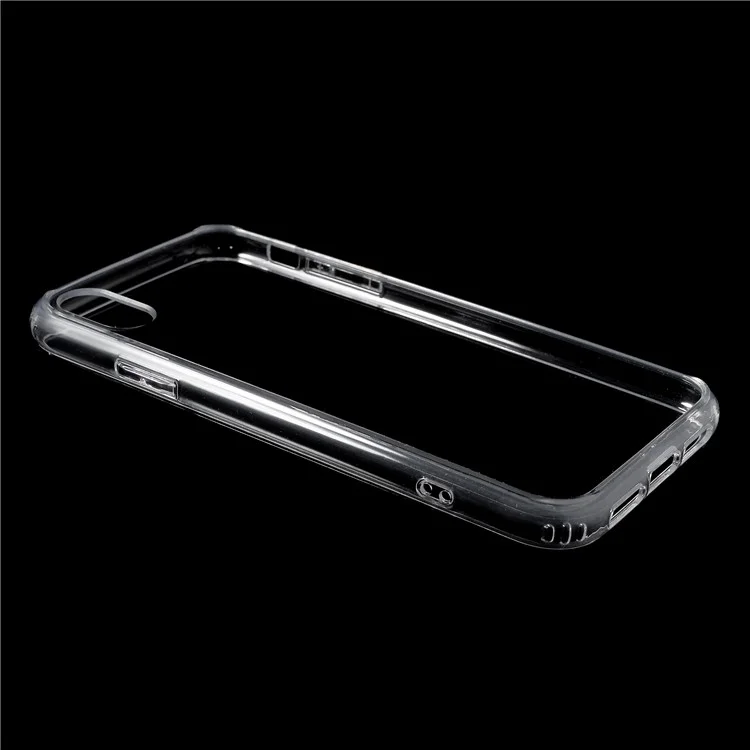 Crystal Clear Acrylic + TPU Hybrid Shell Cover for iPhone 9