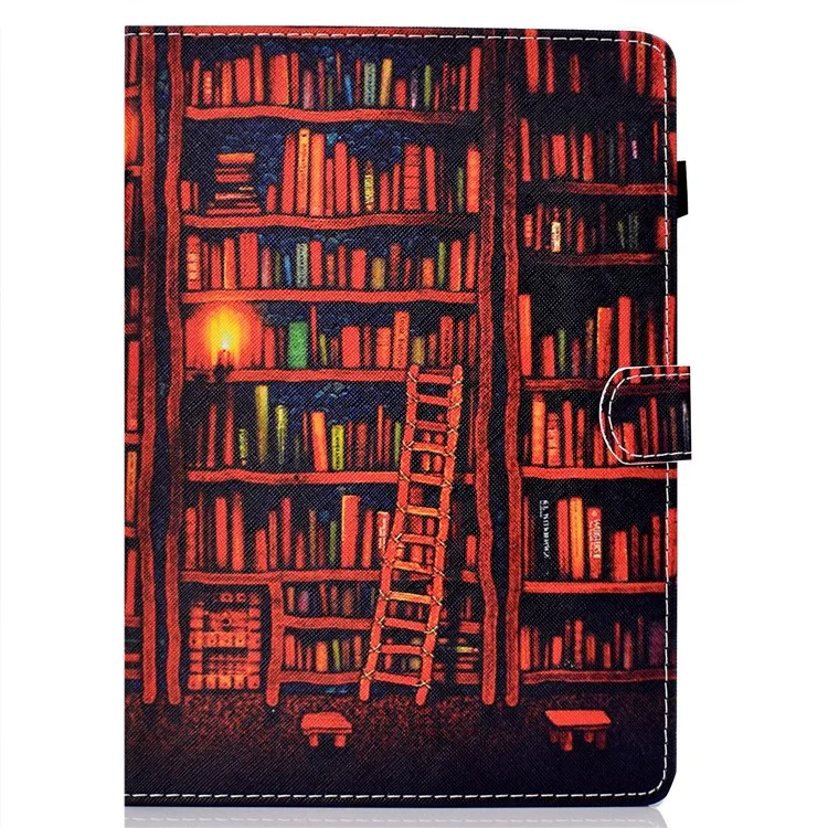 Copertina Per Supporto Per Carta in Pelle Per Stampare Pattern Per Ipad da 9,7 Pollici (2018) / 9,7 Pollici (2017) / Air 2 / Aria - Libri