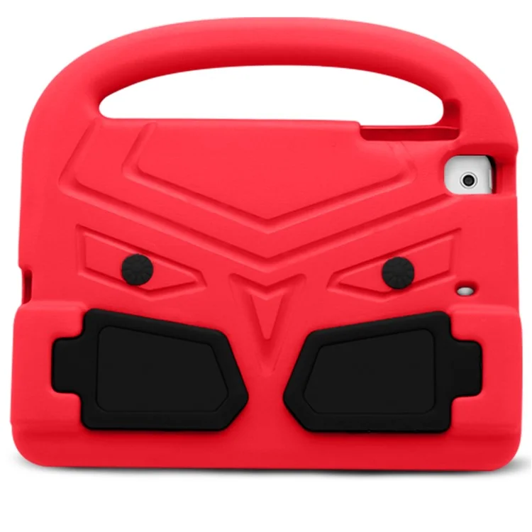 For iPad Mini 4/3/2/1 Sparrow Pattern Shockproof Kids Friendly EVA Phone Protection Case with Kickstand - Red