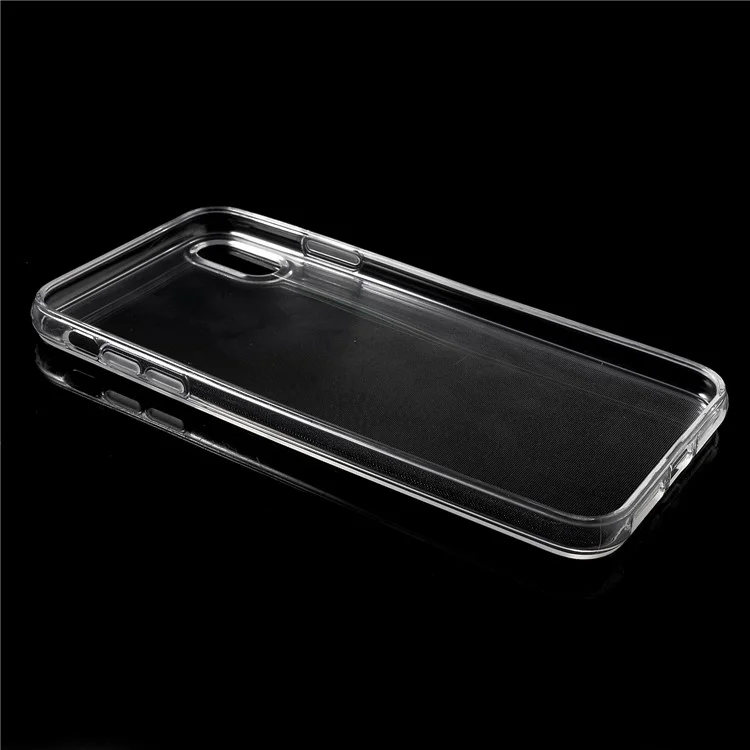 Clear TPU Soft Super Thin Phone Protective Back Cover for iPhone XS Max 6.5 inch - Transparent