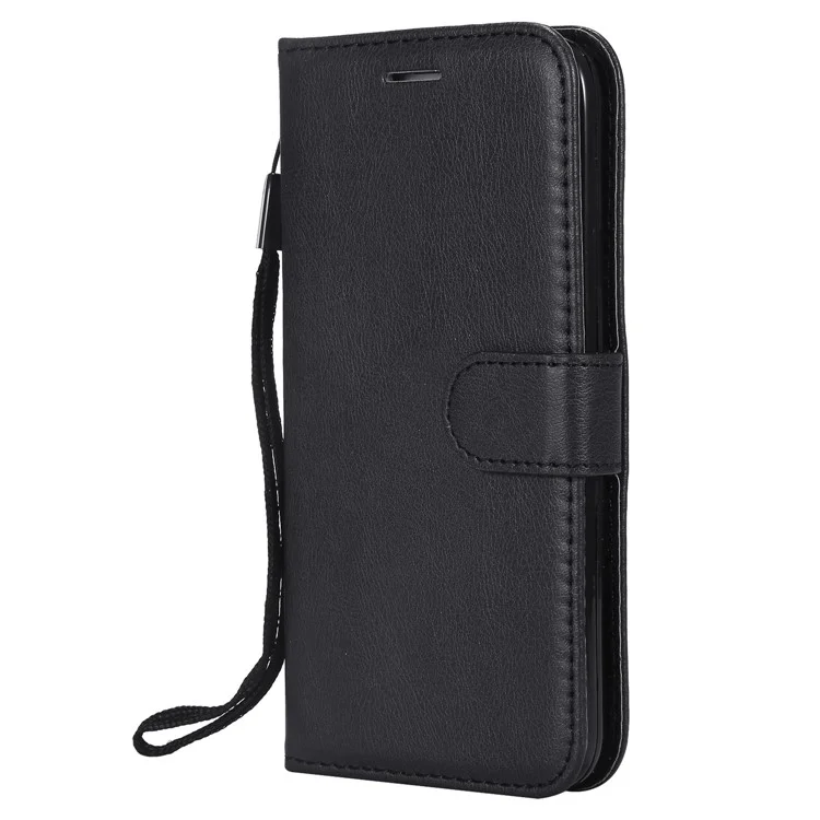 KT Leather Series-2 Carteira Caso de Couro Para Iphone Se/5s/5 - Preto