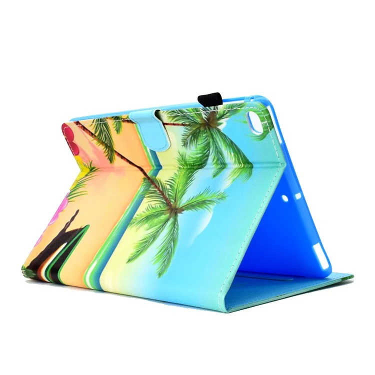 Padrive Printing Stand Leather Tablet Case Para Ipad 9.7 (2018) /9.7 (2017)/Air 2/Air - à Beira -mar