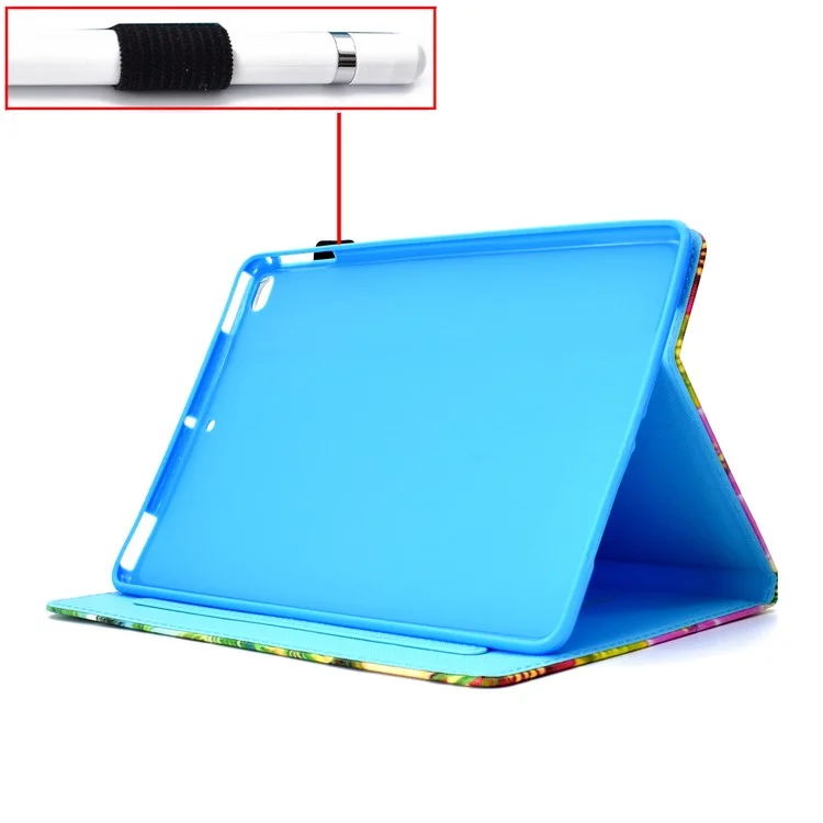 Case de Tableta de Cuero de Impresión de Patrones Para Ipad 9.7 (2018) /9.7 (2017)/Air 2/Air - Playa