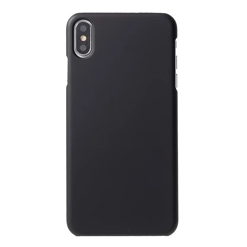 Accesorio de Estuches de Carcasa Dura de Goma Para Iphone XS 5.8 Pulgadas - Negro