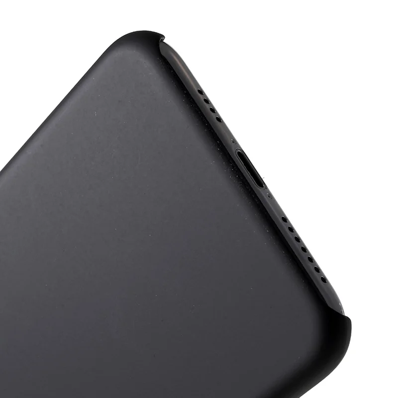 Accessoire de Boîtier du Dur Caoutchouté Pour Iphone xs 5,8 Pouces - le Noir