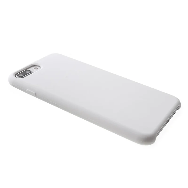 Per iPhone 8 Plus / 7 Plus 5.5 pollici Custodia in silicone solido - Bianco