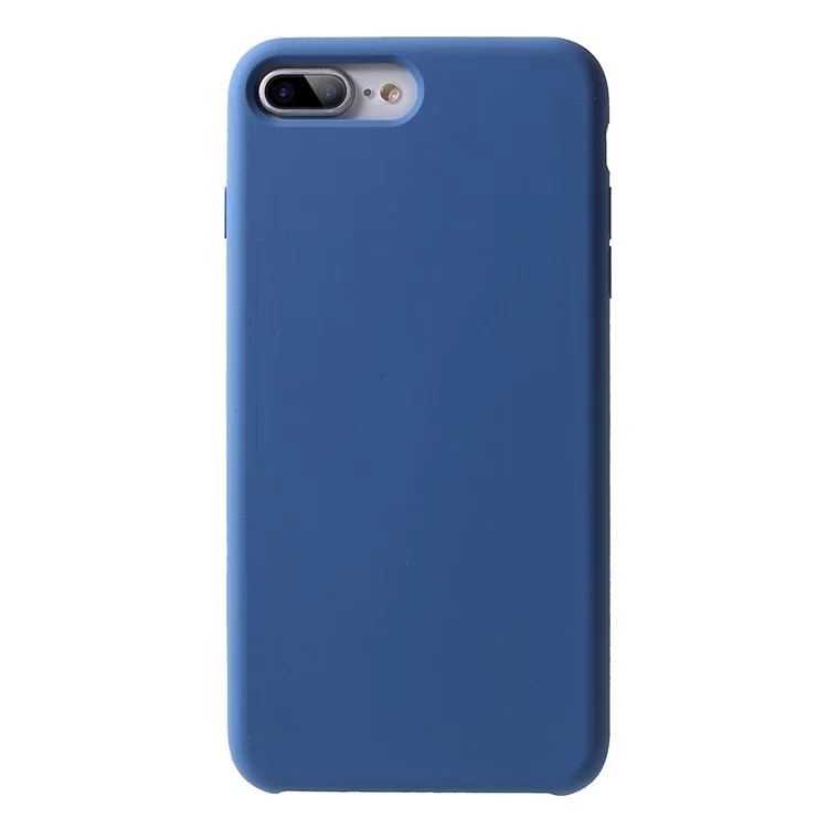For iPhone 8 Plus / 7 Plus 5.5 inch Solid Silicone Case Cover - Baby Blue