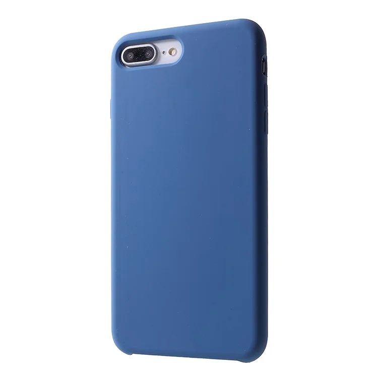 For iPhone 8 Plus / 7 Plus 5.5 inch Solid Silicone Case Cover - Baby Blue