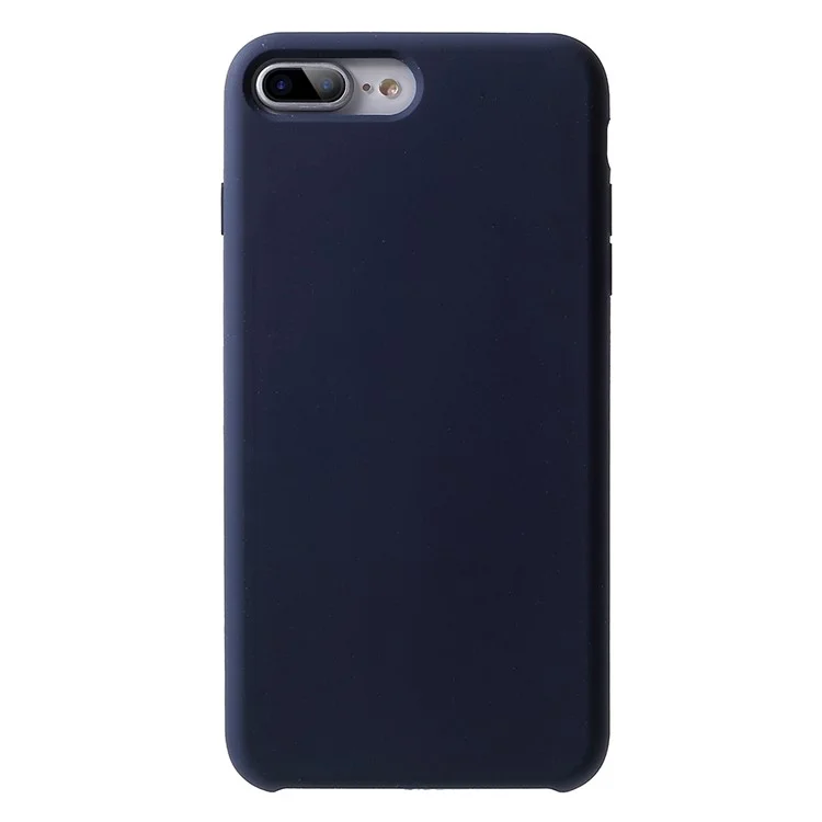 Для iPhone 8 Plus / 7 Plus 5,5 дюйма Твердый силиконовый чехол-накладка - темно-синий