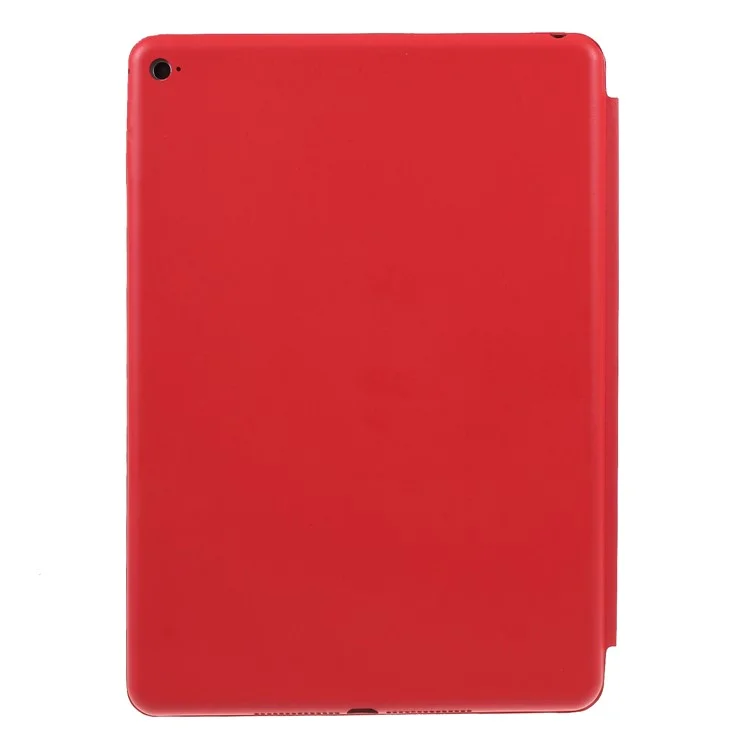 Tri-fold Stand Smart Leather Case for iPad Air 2 - Red