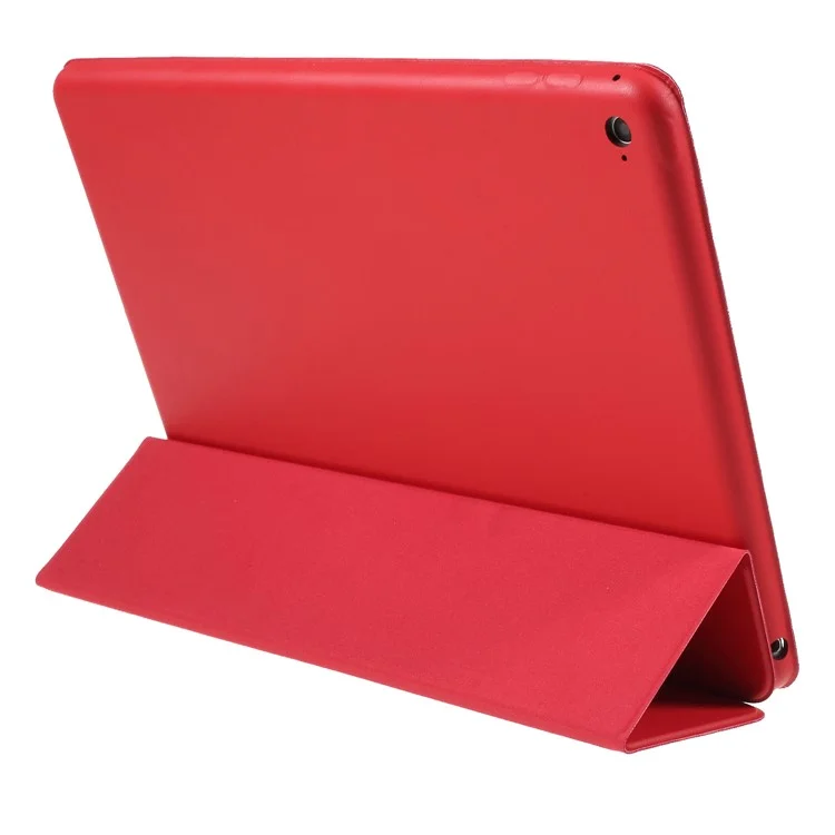 Tri-fold Stand Smart Leather Case for iPad Air 2 - Red