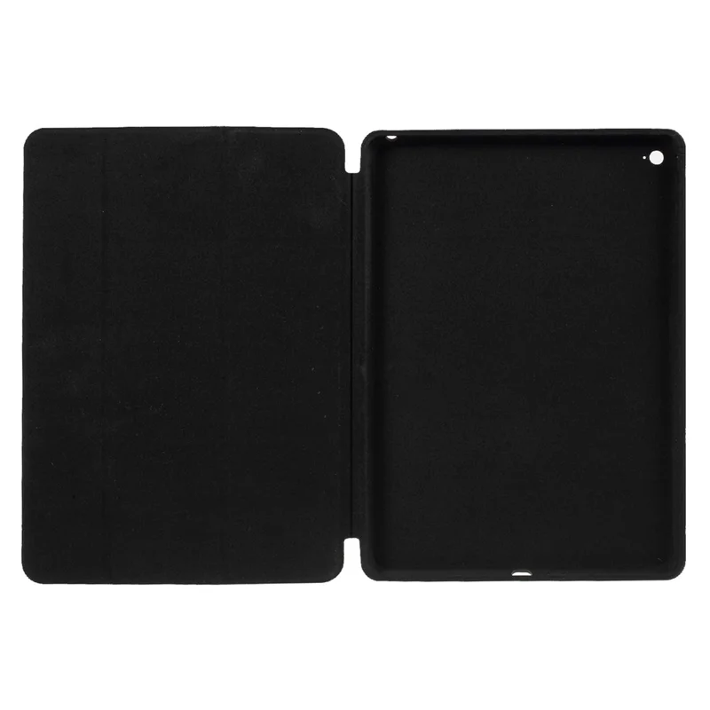 Tre-delt stander Smart Læderdæksel til iPad Air 2 - Sort