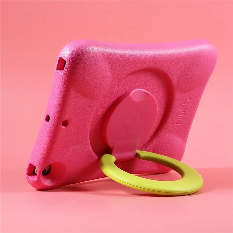 PEPKOO Cool EVA Arrière Dépossion du Rotage Avec 360 Degrés Rotary Kickstand Pour Ipad 9,7 Pouces (2018) / (2017) - Vert / Bleu