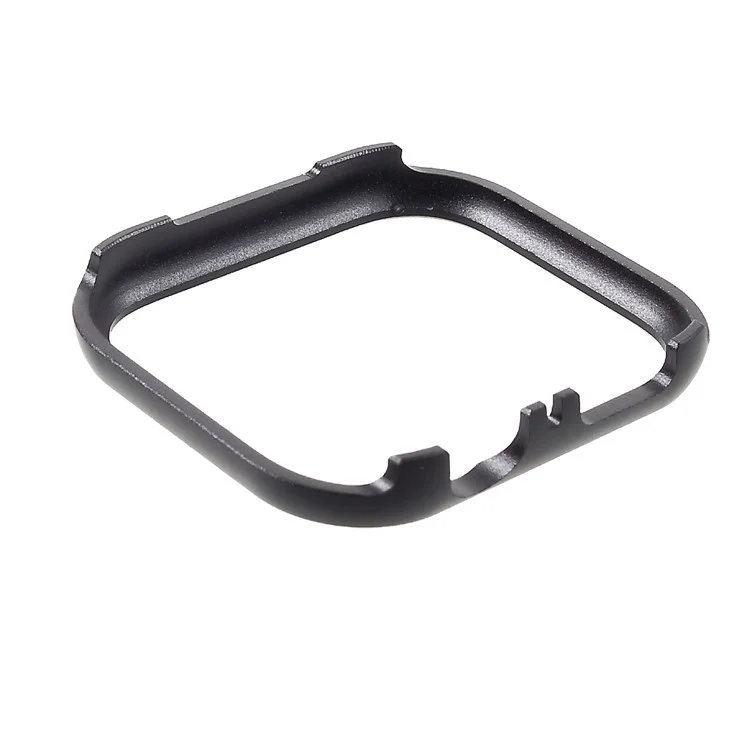 Edelstahl-Schutzrahmen-Gehäuse für Apple Watch Series 4 44mm - Schwarz