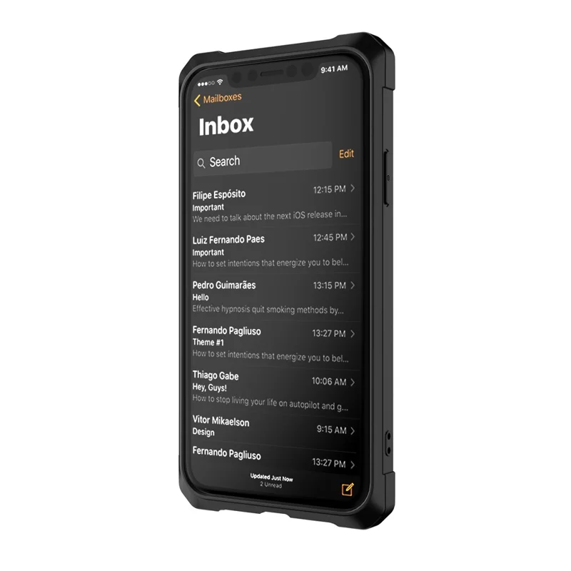 Leather Coated TPU Wallet Kickstand Casing with Built-in Magnetic Sheet for iPhone XR 6.1 inch - Black