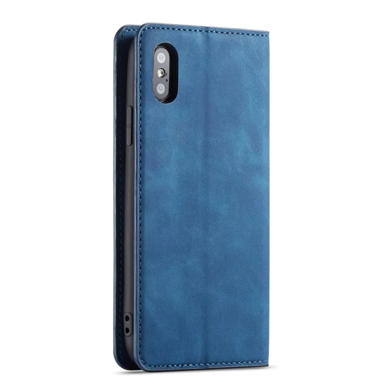 FORWENW Fantasy Series Cell Phone Silky Touch Leather Wallet Case for iPhone XS Max 6.5 inch - Blue