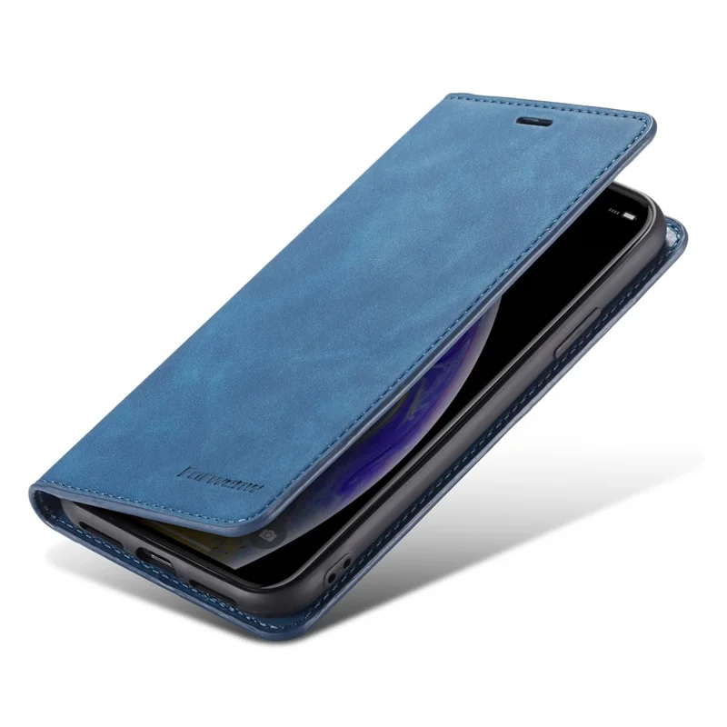 FORWENW Fantasy Series Cell Phone Silky Touch Leather Wallet Case for iPhone XS Max 6.5 inch - Blue