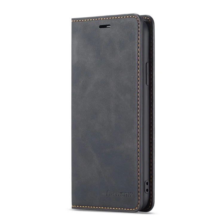Forwenw Fantasy Series Fantasy Copertina Per il Portafoglio in Pelle Setosa Per Iphone XS 5,8 Pollici - Grigio