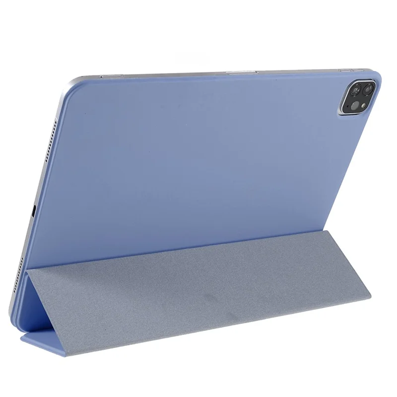 1:1 Scale Tri-fold Magnetic Stand Leather Shell for iPad Pro 11 (2022) / (2021) / (2020) / (2018) - Purple