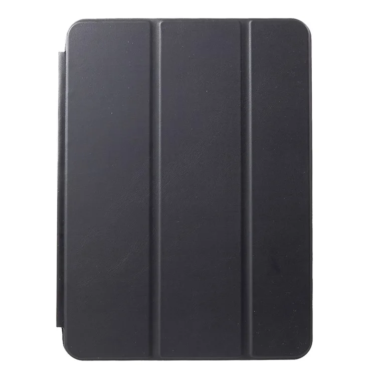 Tri-fold Stand Leather Flip Cover for iPad Pro 11-inch (2018) - Black