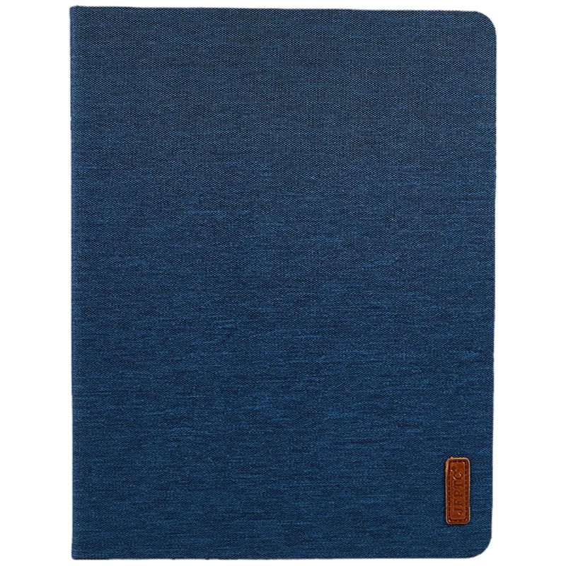 JFPTC Cloth Texture Smart Stand Leather Protection Tablet Shell for iPad Pro 12.9 (2018) -  Blue