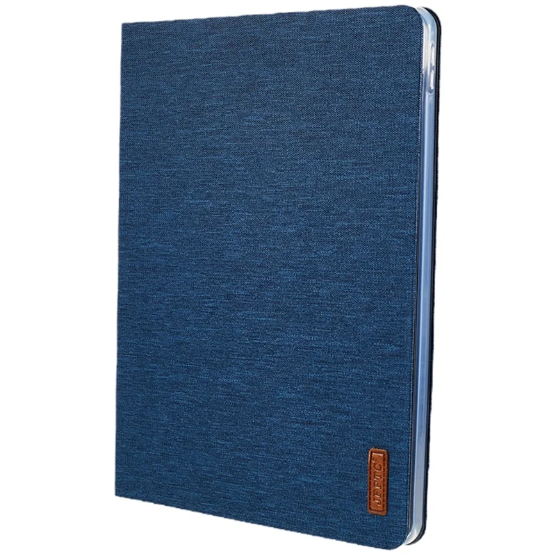 JFPTC Cloth Texture Smart Stand Leather Protection Tablet Shell for iPad Pro 12.9 (2018) -  Blue