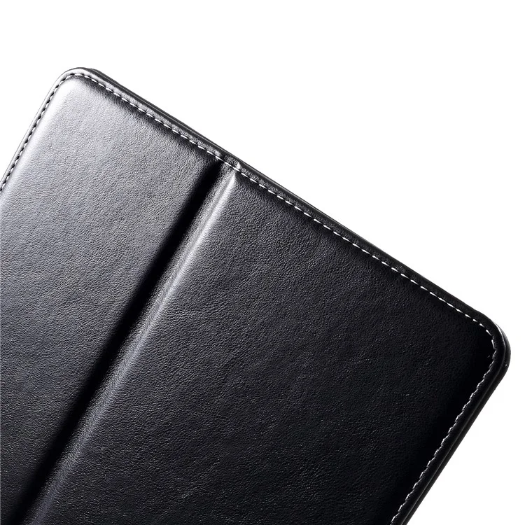 Leather Wallet Stand Case with Pen Slot for iPad Pro 10.5 (2017) / iPad Air 10.5 (2019) - Black