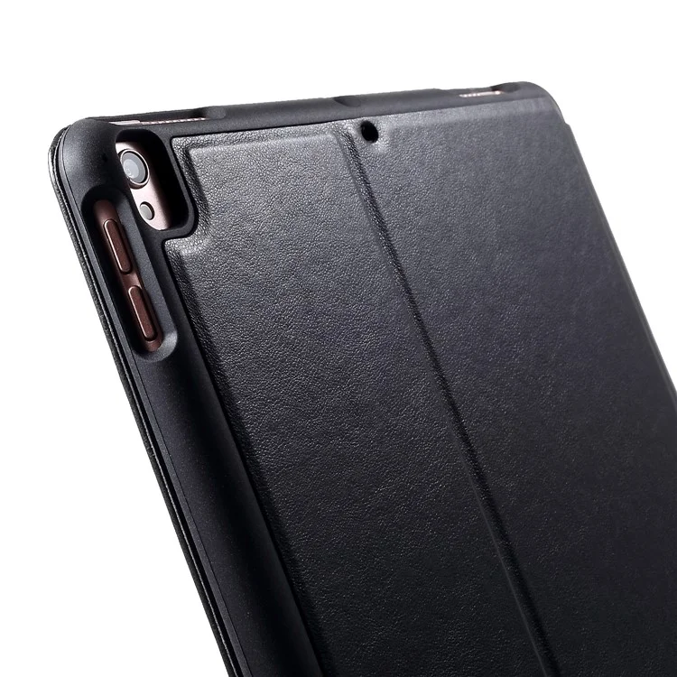 Custodia da Portafoglio in Pelle Con Slot a Penna Per Ipad Pro 10.5 (2017) / Ipad Air 10.5 (2019) - Nero