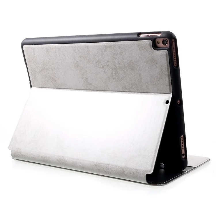 Portafoglio in pelle con supporto e slot per penna per iPad Pro 10.5 (2017) / iPad Air 10.5 (2019) - Grigio