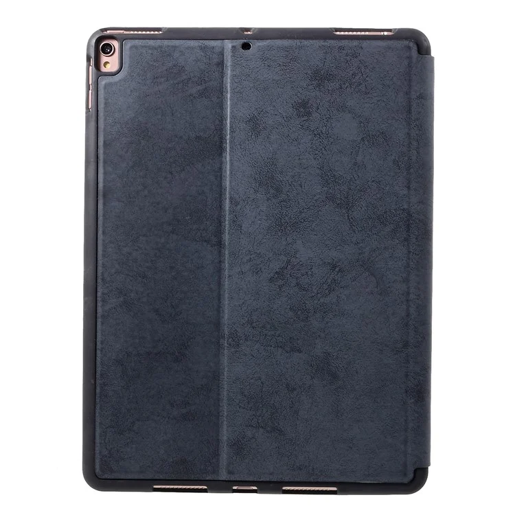 Étui Shell Shell en Cuir Avec Fente de Stylo Pour Ipad Pro 10.5 (2017) / Ipad Air 10.5 (2019) - Bleu Foncé