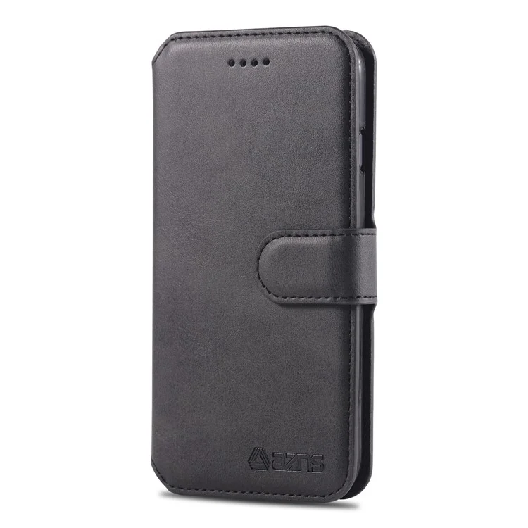 Case de Cuero de Billetera AZNS Para Iphone 7/8/SE (2020)/SE (2022) - Negro