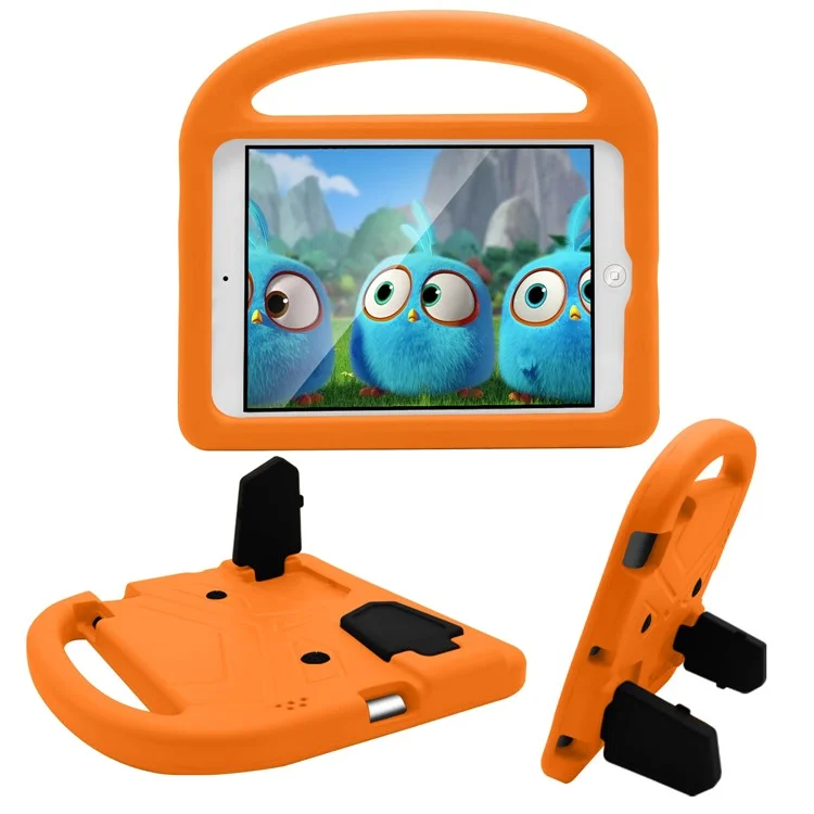 Sparrow Design Shockproof Kids Friendly EVA Case for iPad 4/3/2 with Bracket and Handle - Orange