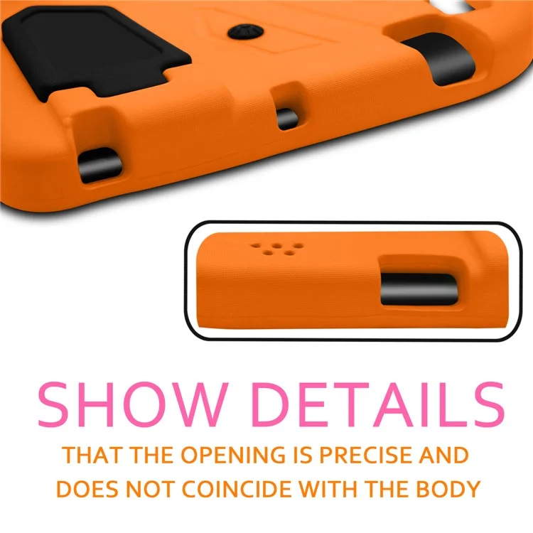 Sparrow Design Shockproof Kids Friendly EVA Case for iPad 4/3/2 with Bracket and Handle - Orange