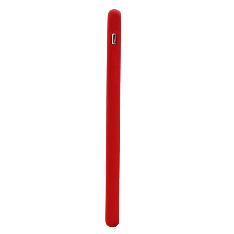 Edge Wrapped Liquid Silicone Protective Shell for iPhone 8 Plus / 7 Plus - Red