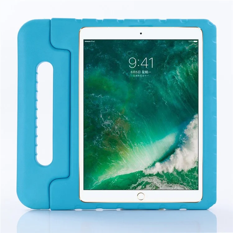 Drop-proof Kids Safe Eva Foam Cover Mit Kickstand Für Ipad Pro 12,9 Zoll (2018) - Blau