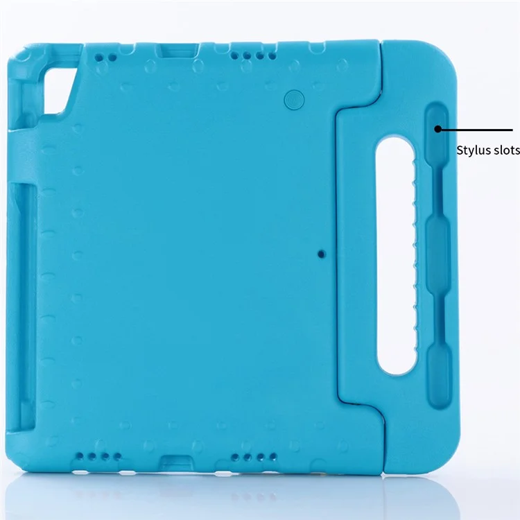 Drop-proof Kids Safe EVA Foam Cover with Kickstand for iPad Pro 12.9-inch (2018) - Blue