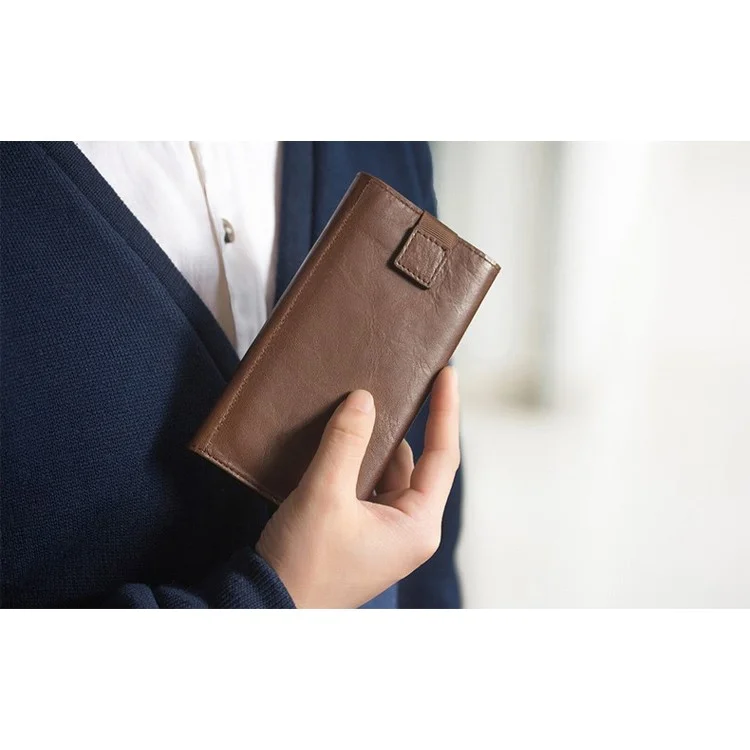 QIALINO for iPhone 6s 6 Genuine Leather Pouch Wallet Case