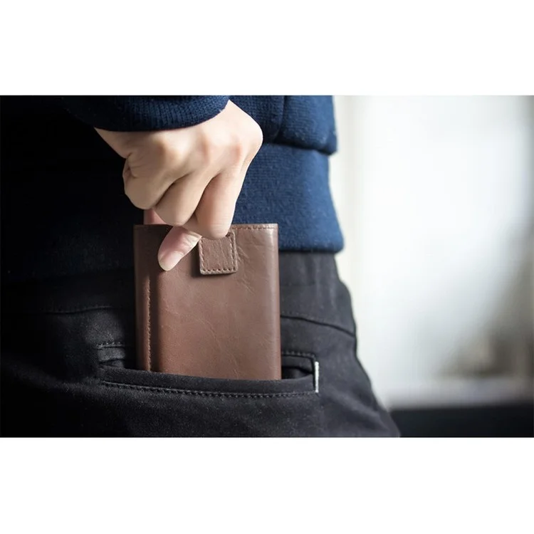 QIALINO for iPhone 6s 6 Genuine Leather Pouch Wallet Case