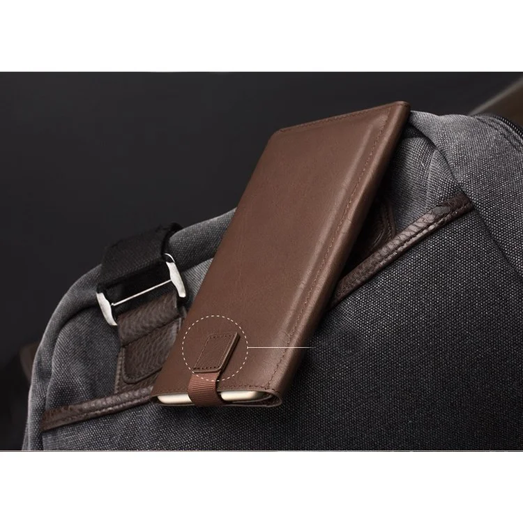 QIALINO for iPhone 6s 6 Genuine Leather Pouch Wallet Case