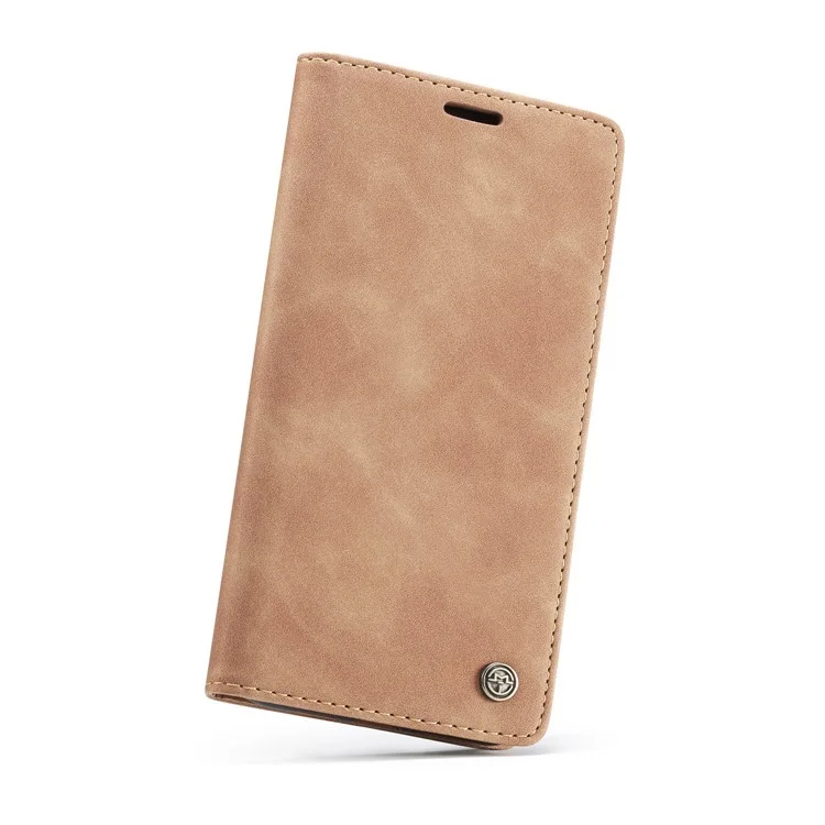 CASEME 013 Series PU Leather Card Holder Phone Case for iPhone XS Max 6.5 inch - Khaki