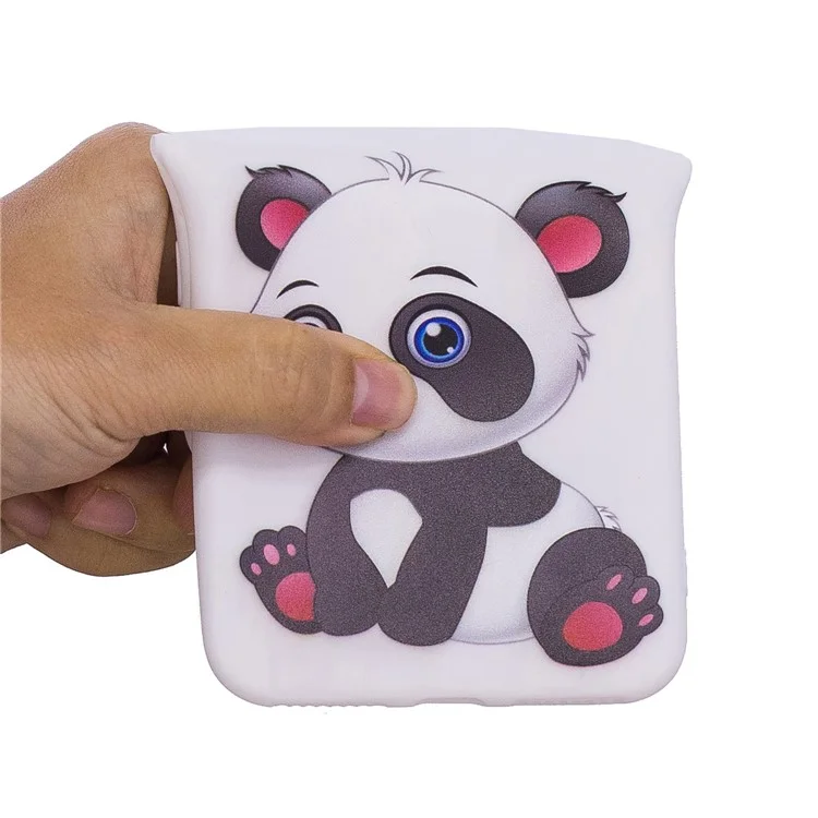 Custodia Per Cellulare TPU a Motivi 3D Per Iphone 6s / 6 4,7 Pollici - Panda Adorabile