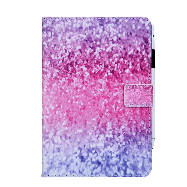 gemustertes lederstand wallet hülle für ipad 9,7 zoll (2018) / 9,7 zoll (2017) / luft 2 / luft - glitzermuster