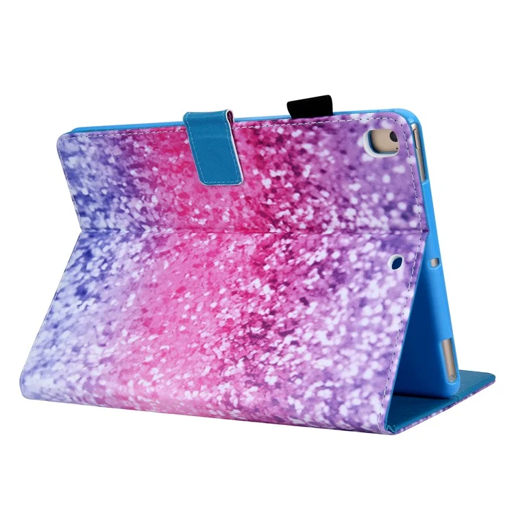 gemustertes lederstand wallet hülle für ipad 9,7 zoll (2018) / 9,7 zoll (2017) / luft 2 / luft - glitzermuster