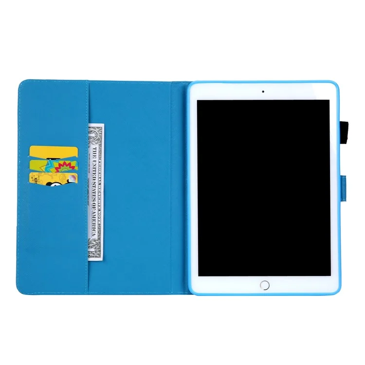 gemustertes lederstand wallet hülle für ipad 9,7 zoll (2018) / 9,7 zoll (2017) / luft 2 / luft - glitzermuster