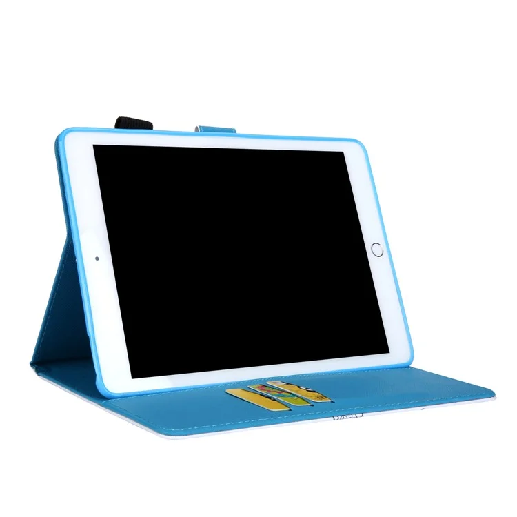gemustertes lederstand wallet hülle für ipad 9,7 zoll (2018) / 9,7 zoll (2017) / luft 2 / luft - glitzermuster