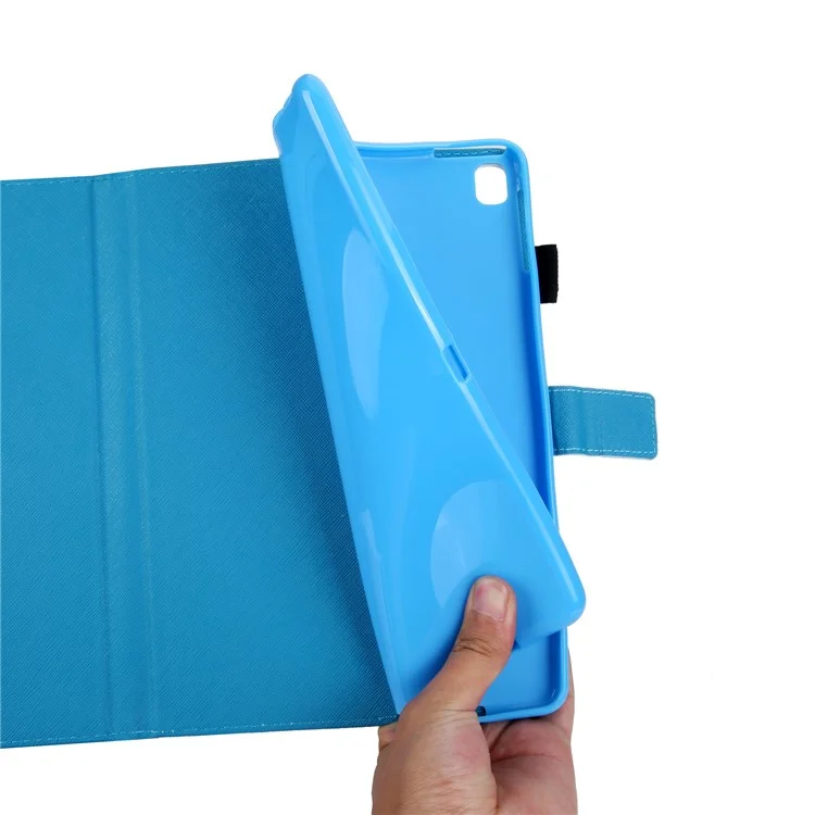 gemustertes lederstand wallet hülle für ipad 9,7 zoll (2018) / 9,7 zoll (2017) / luft 2 / luft - glitzermuster