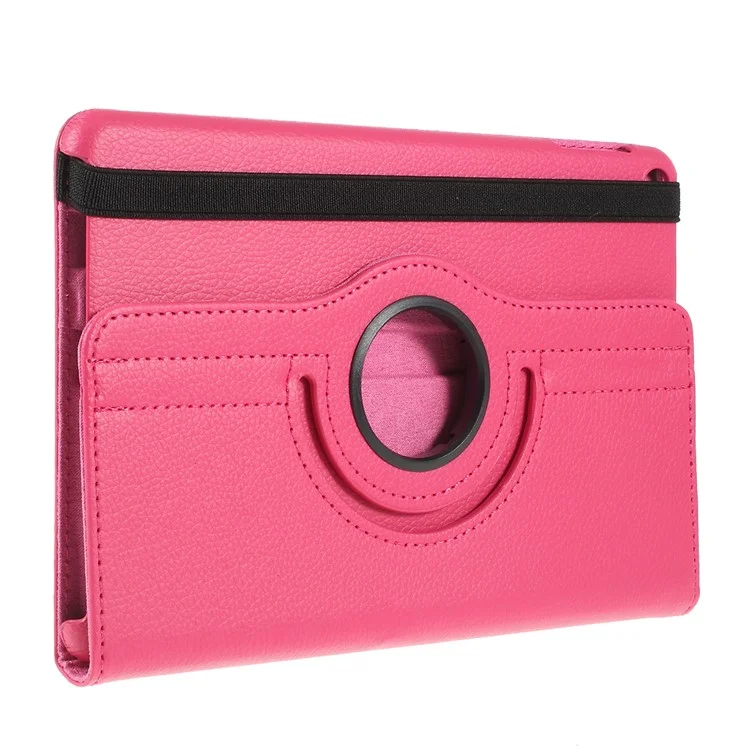 Litchi Textura Estuche de Protección de Cuero PU con Soporte para iPad mini (2019) 7.9 pulgadas - Rosa 