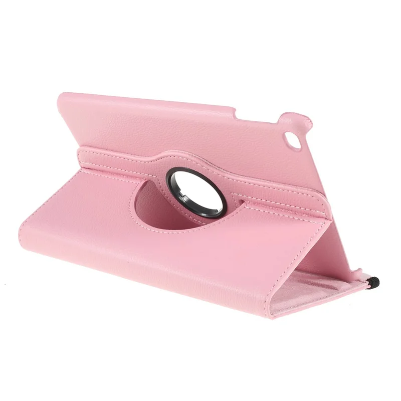 Litchi Texture PU Leather Protection Tablet Case with Stand for iPad mini (2019) 7.9 inch - Pink