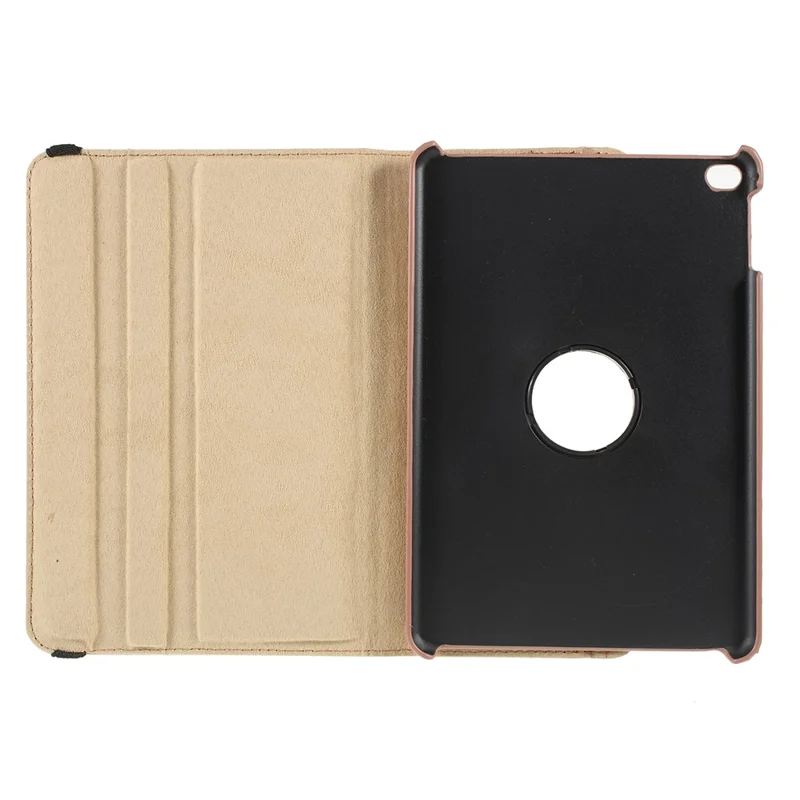 Litchi Texture PU Leather Protection Tablet Case with Stand for iPad mini (2019) 7.9 inch - Rose Gold